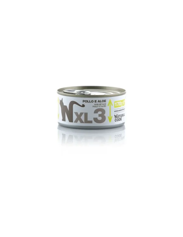 natural code xl3 170gr pollo e aloe 1423 off