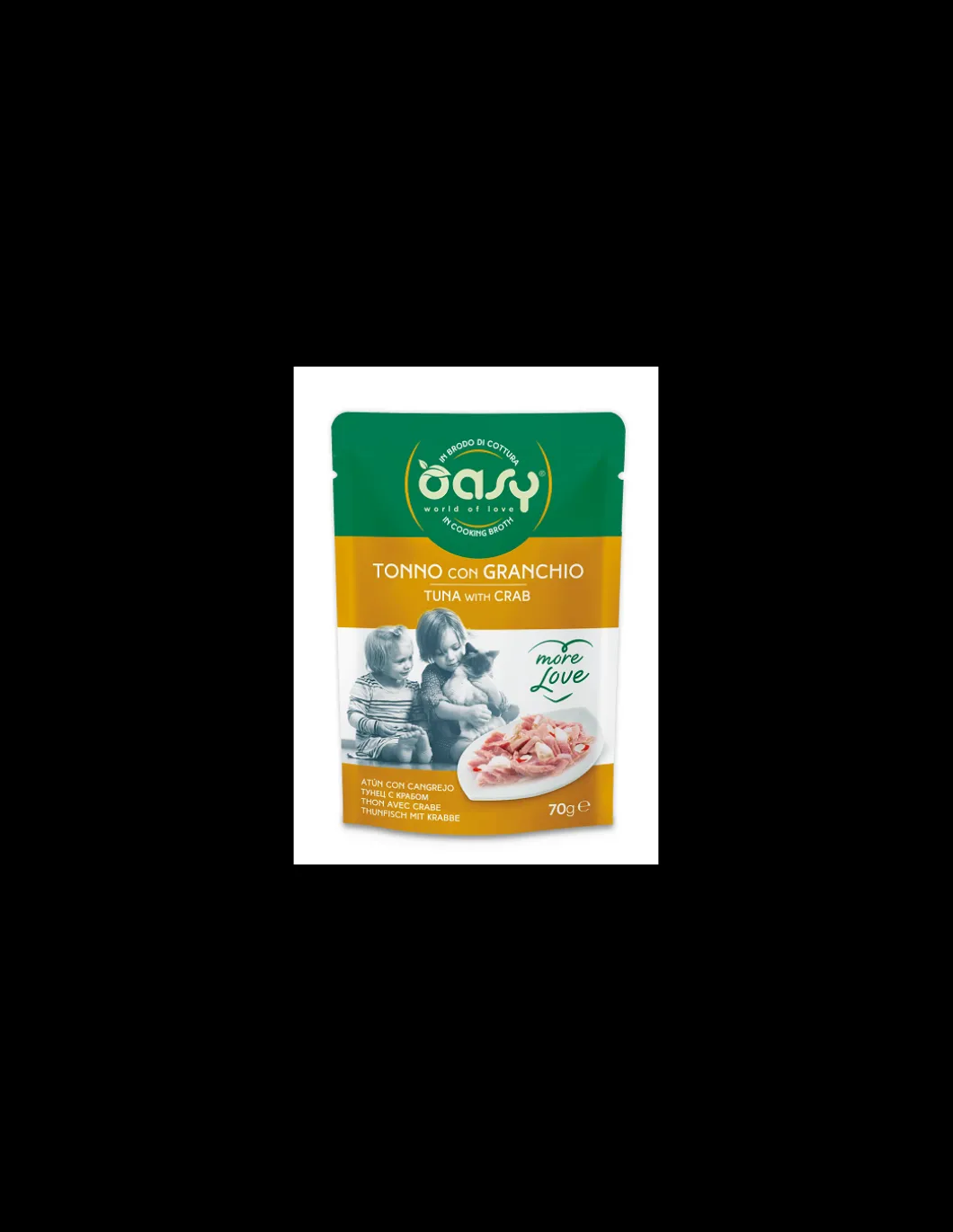 oasy_cat_gr_busta_more_lo_0-5.webp OASY CAT 70GR BUSTA MORE LOVE TONNO CON GRANCHIO OAWLCTGB0007A