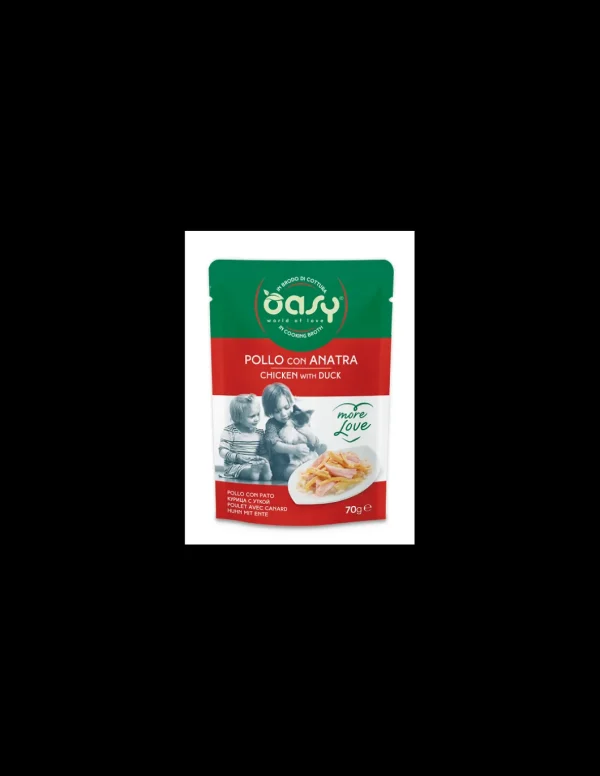 OASY CAT 70GR BUSTA MORE LOVE POLLO CON ANATRA OAWLCPAB0007A