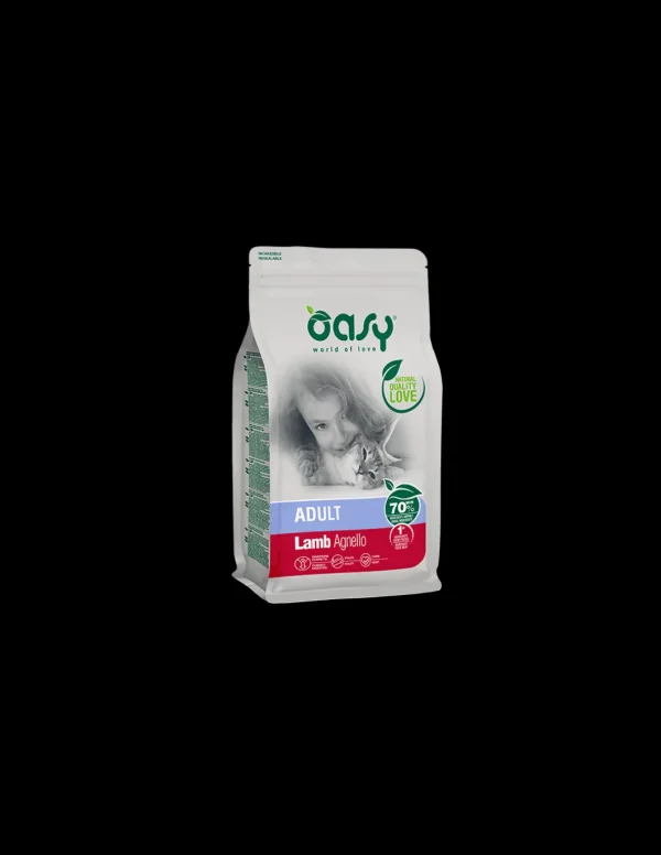 oasy dry cat 300gr adult agnello oadrcaag0030a