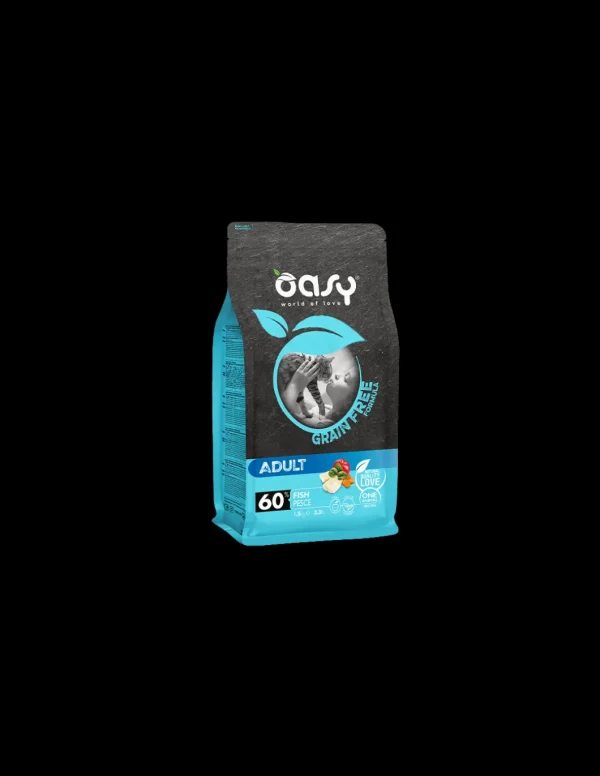 oasy dry cat 300gr grain free adult fish
