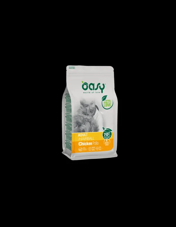 oasy dry cat 1,5kg adult hairball