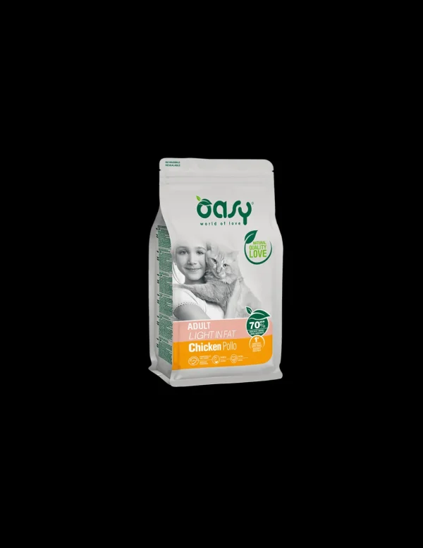 oasy dry cat 1,5kg adult light in fat