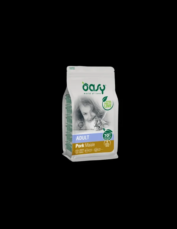 oasy dry cat 1,5kg adult maiale