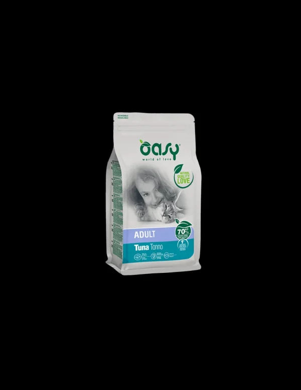 oasy dry cat 1,5kg adult tonno