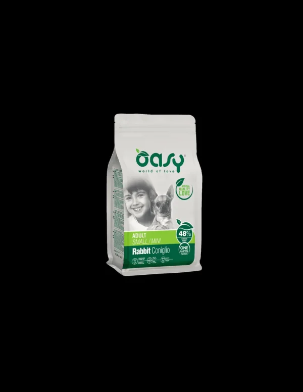 oasy dry dog adult small/mini monoproteico coniglio 800gr