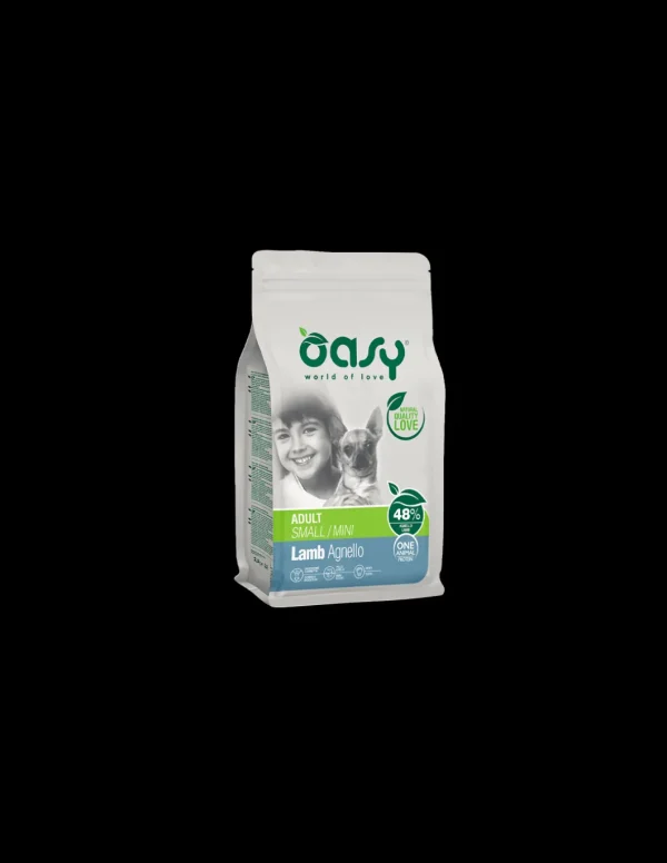 oasy dry dog adult small/mini monoproteico agnello 800gr