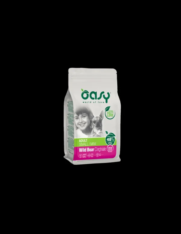 oasy dry dog adult small/mini monoproteico cinghiale 800gr