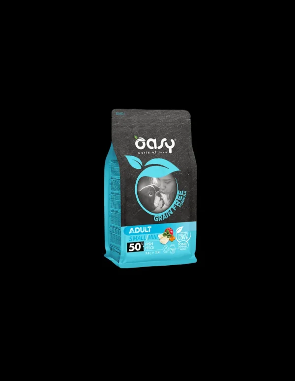 oasy dry dog 800gr grain free adult small/mini pesce 800gr