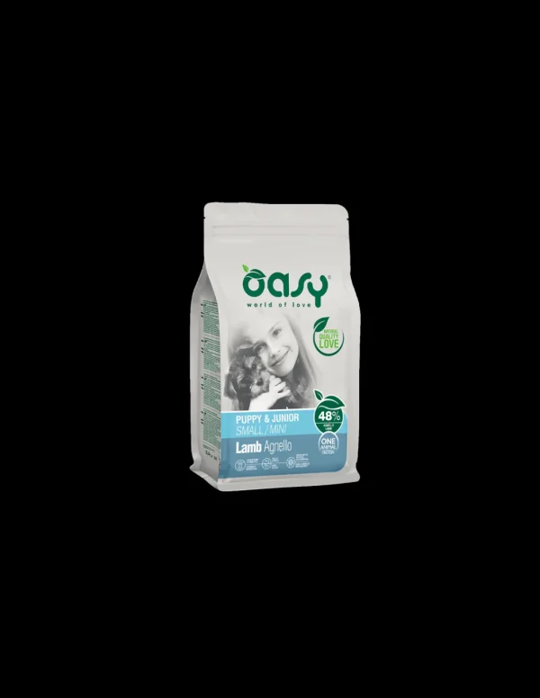 oasy dry dog puppy small/mini monoproteico agnello 800gr