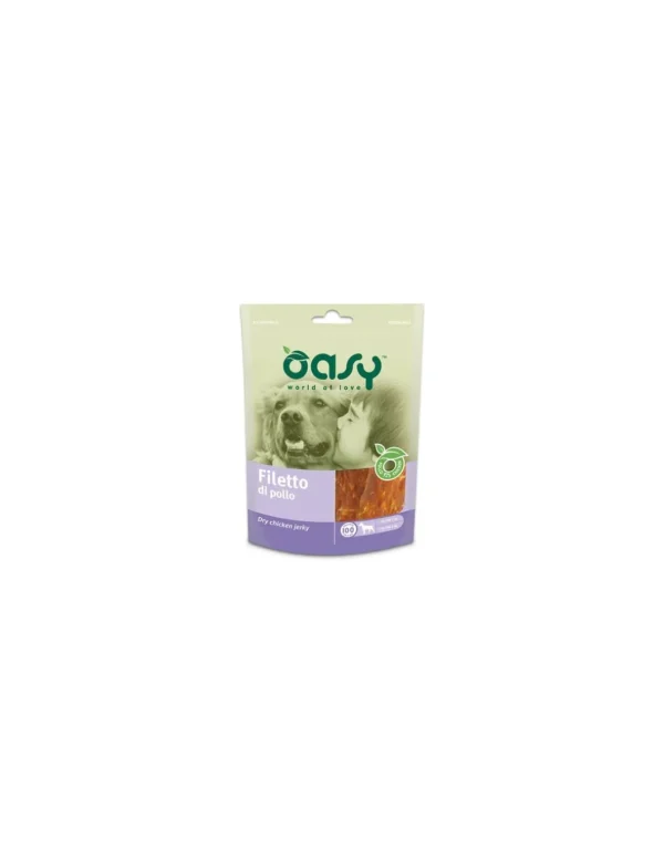 oasy snack dog filetto di pollo 100gr