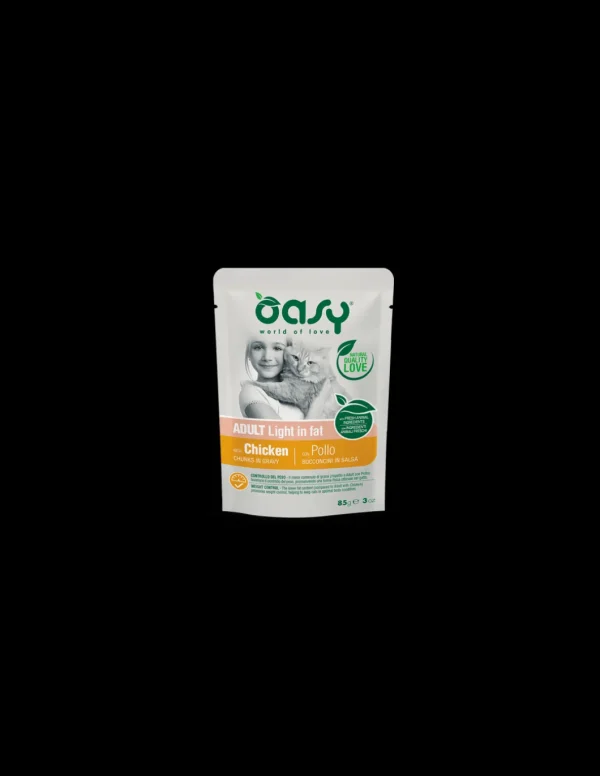 oasy wet cat 85gr busta bocconcini adult light