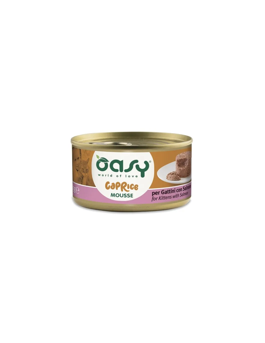 oasy_wet_cat_gr_lattina_c_0-12.webp OASY WET CAT 85GR LATTINA CAPRICE MOUSSE KITTEN CON SALMONE