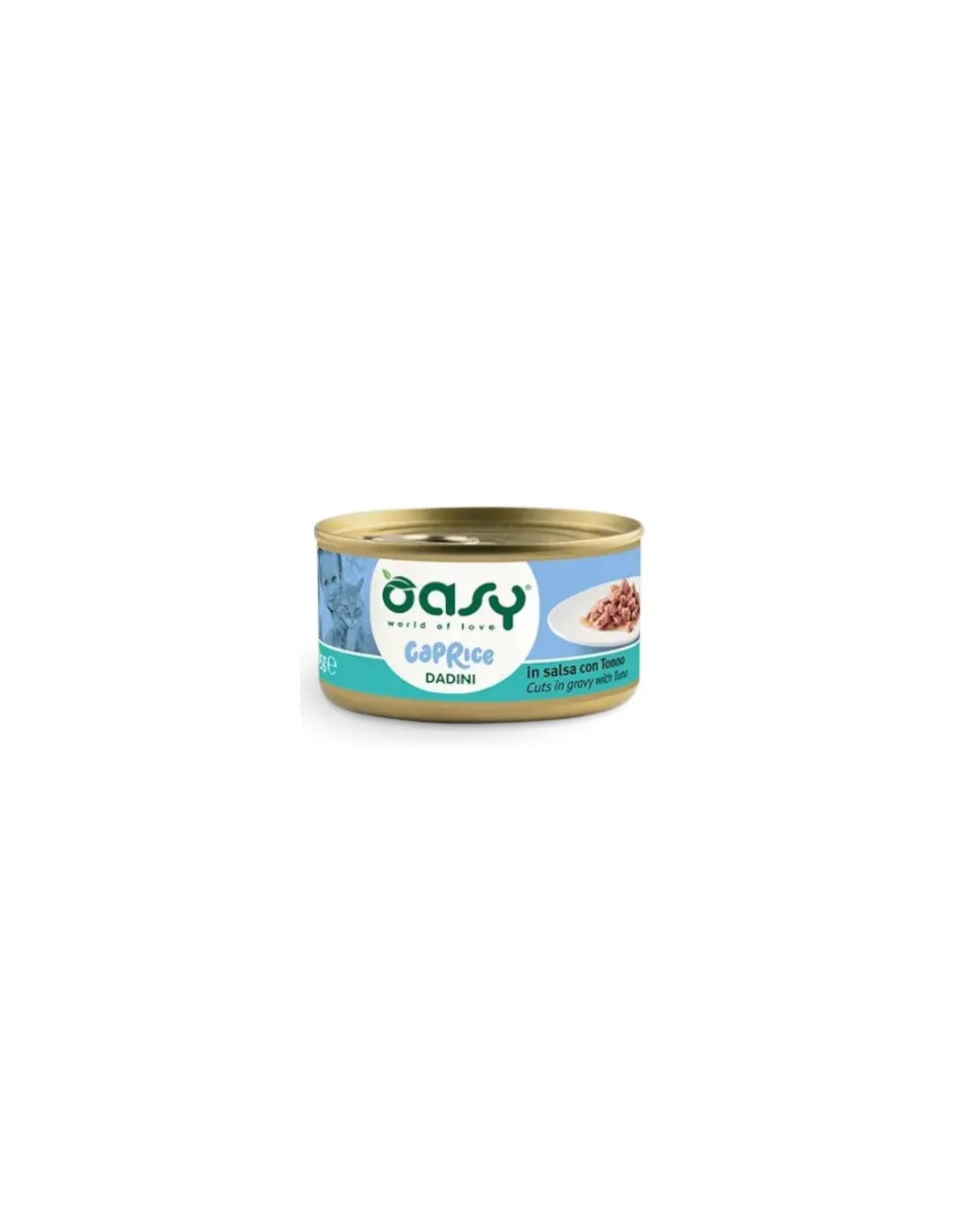 oasy_wet_cat_gr_lattina_c_0-13.webp OASY WET CAT 85GR LATTINA CAPRICE DADINI IN SALSA CON TONNO