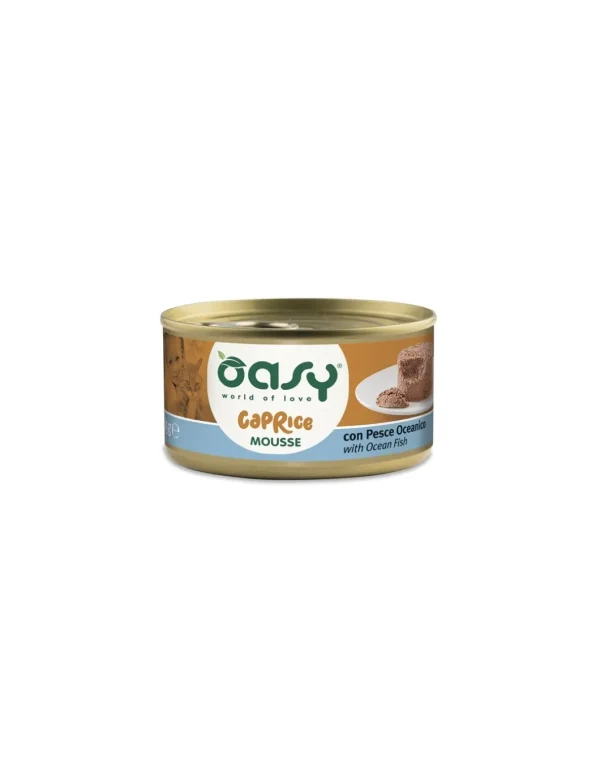 OASY WET CAT 85GR LATTINA CAPRICE MOUSSE CON PESCE OCEANICO