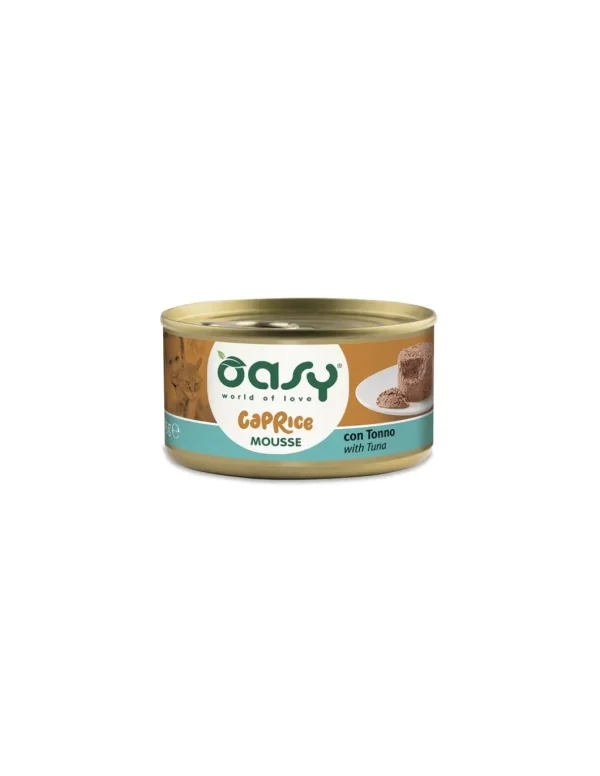 OASY WET CAT 85GR LATTINA CAPRICE MOUSSE CON TONNO