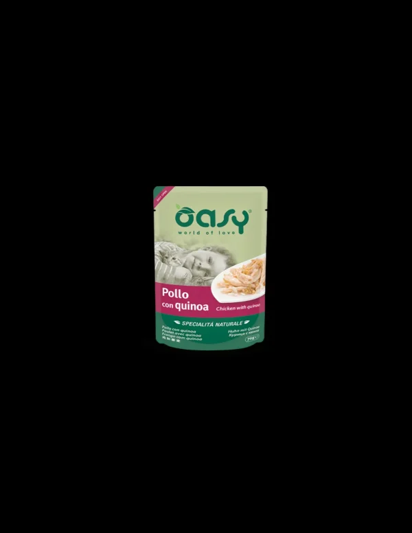 oasy wet cat 70gr spec. nat. busta pollo con quinoa
