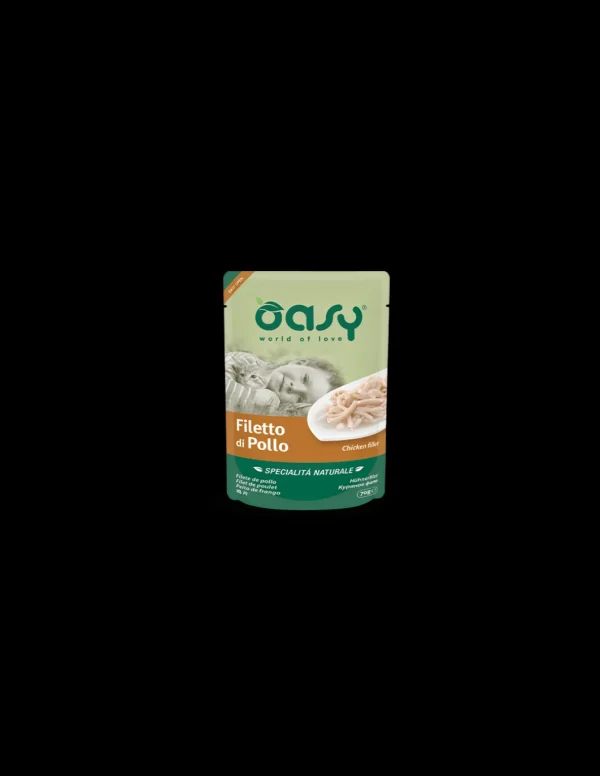 oasy wet cat 70gr spec. nat. busta pollo