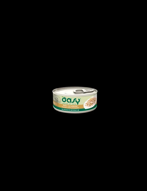 oasy wet cat 150gr spec. nat. lattina pollo con ananas