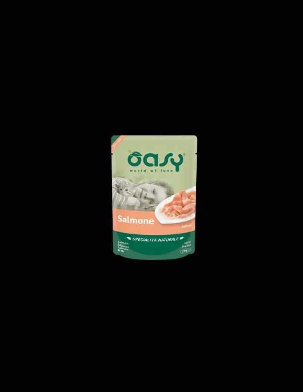 oasy wet cat 70gr spec. nat. busta salmone