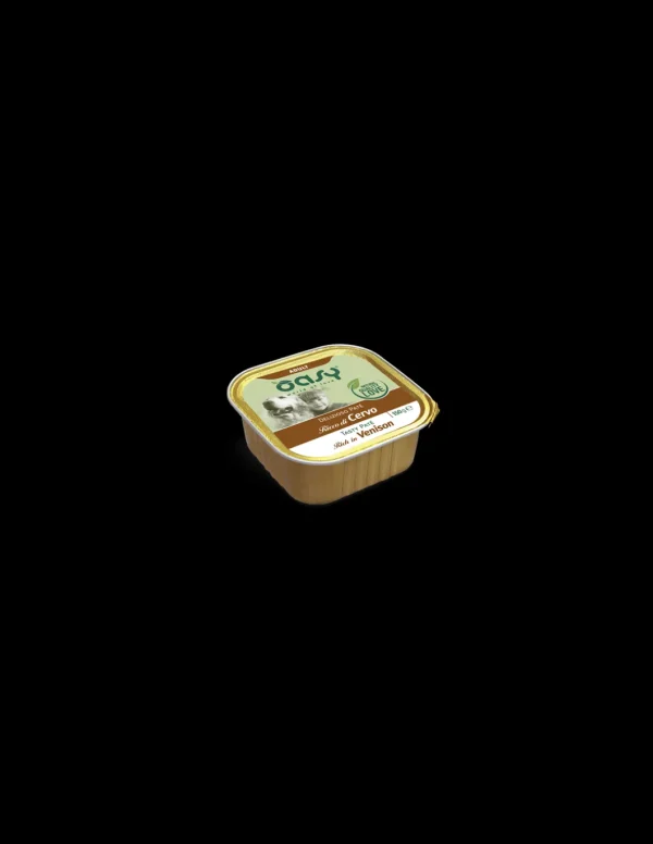 oasy wet dog 150gr delizioso pate' adult cervo