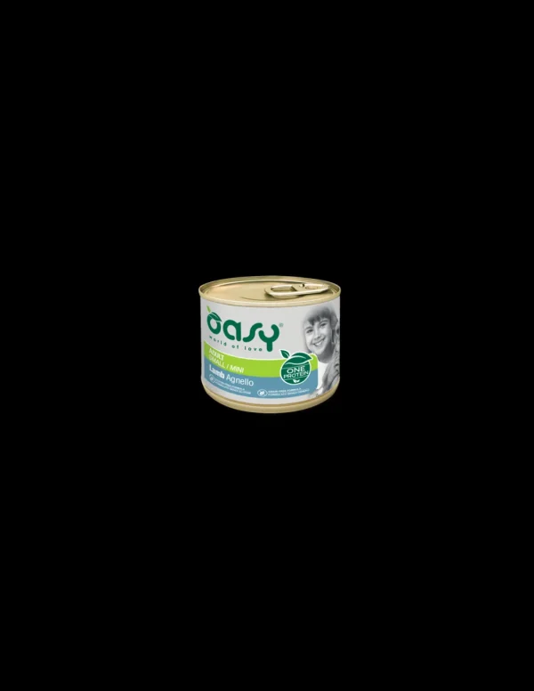 oasy wet dog 200gr monoproteico adult small/mini agnello