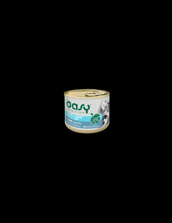 oasy wet dog 200gr monoproteico puppy small/mini agnello