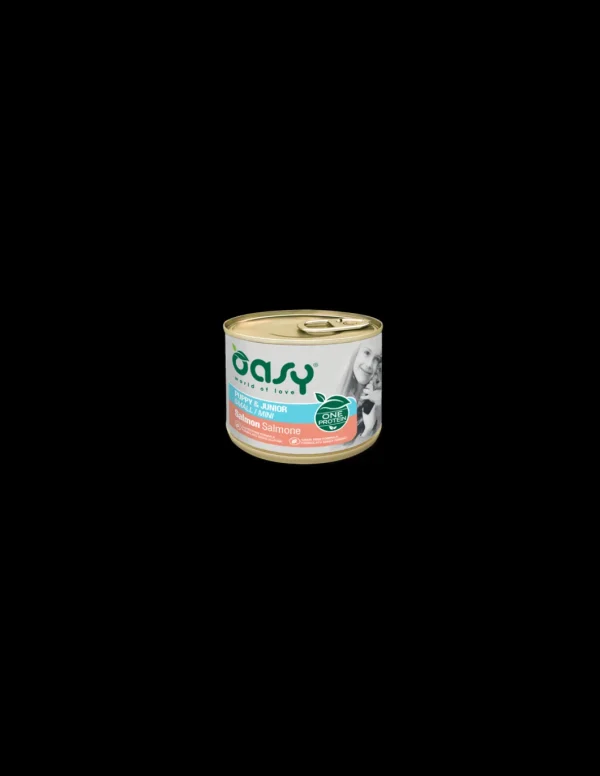 oasy wet dog 200gr monoproteico puppy small/mini salmone