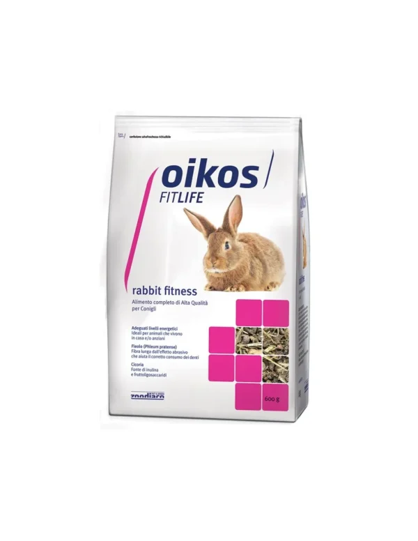 oikos mangime per conigli adulti fitness 600gr zoo.32026