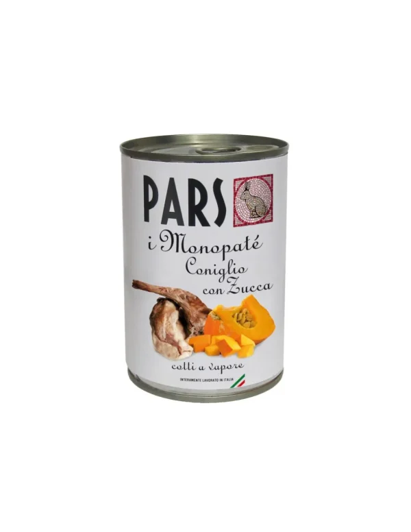 pars dog 405gr monopate coniglio con zucca 113327