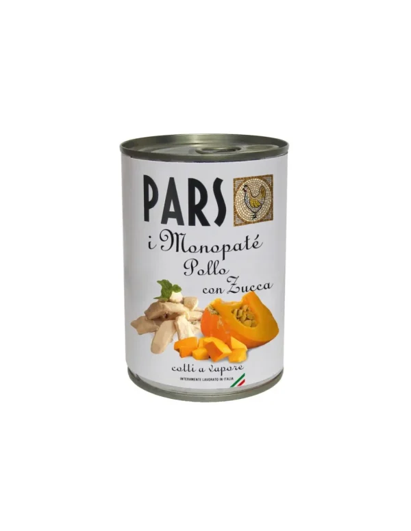 pars dog 405gr monopate pollo con zucca 113325