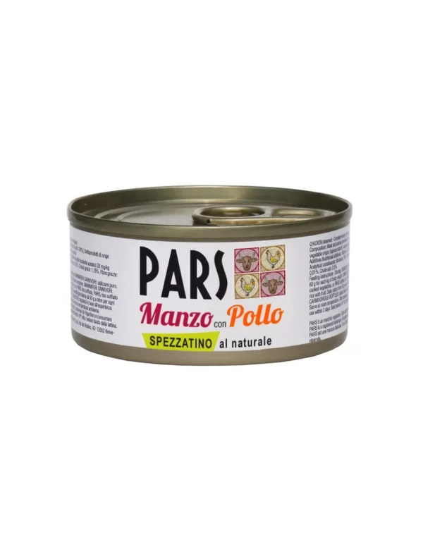 pars 70gr spezzatino al naturale manzo con pollo 113164
