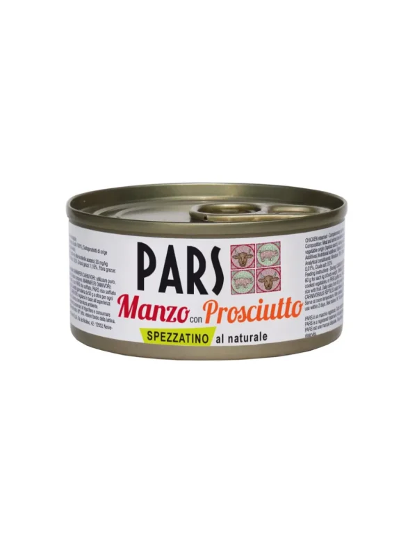 pars 70gr spezzatino al naturale manzo con prosciutto 113165