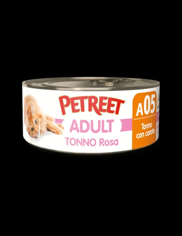 PETREET NAT 140GR TONNO ROSA CAROTE A05 A53148