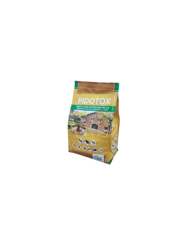 pidotox 1kg insetticida in polvere secca per uso domestico e civile contro insetti striscianti