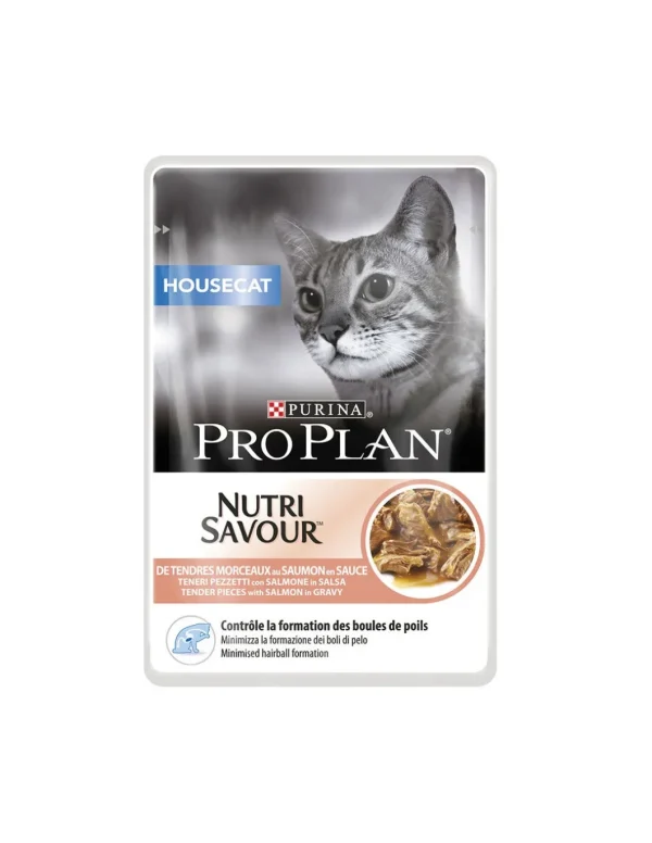 PRO PLAN CAT 85GR BUSTA HOUSECAT TENERI PEZZETTI IN SALSA CON SALMONE 12457632