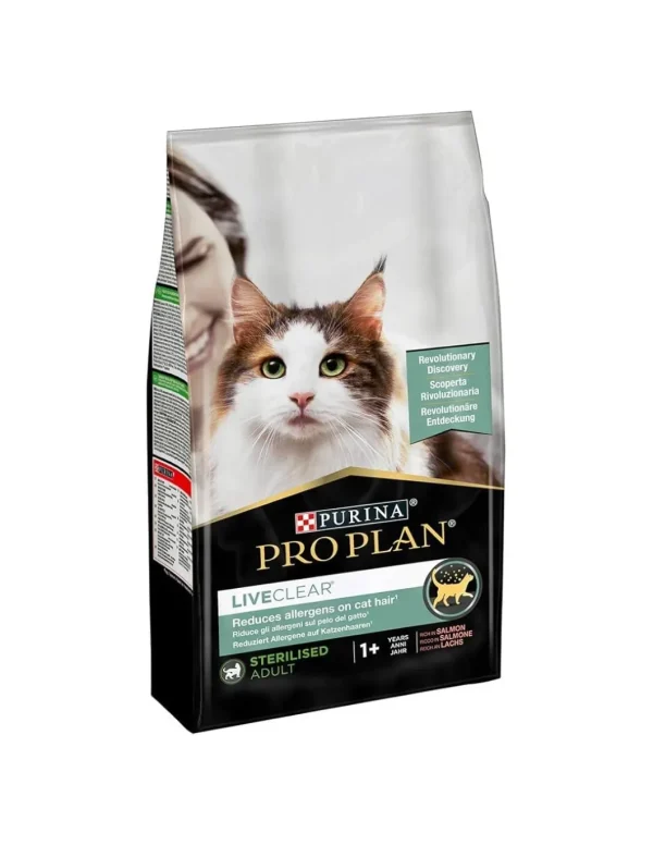 PRO PLAN CAT 1,4KG STERILISED LIVECLEAR SALMONE