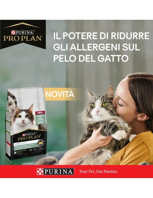 PRO PLAN CAT 1,4KG STERILISED LIVECLEAR TACCHINO