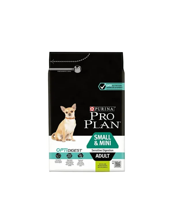 pro plan dog 3kg adult small/mini agnello sensitive digestion optidigest 12377367