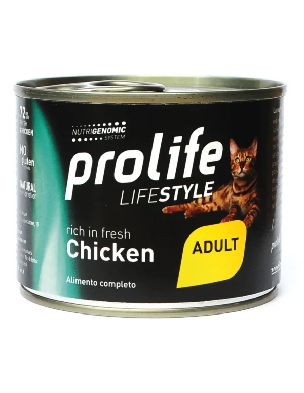 prolife cat adult 200gr monoproteico chicken & rice zcu.13377