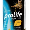 prolife cat adult 400gr sterilised light goose/beef&rice zpd.35898