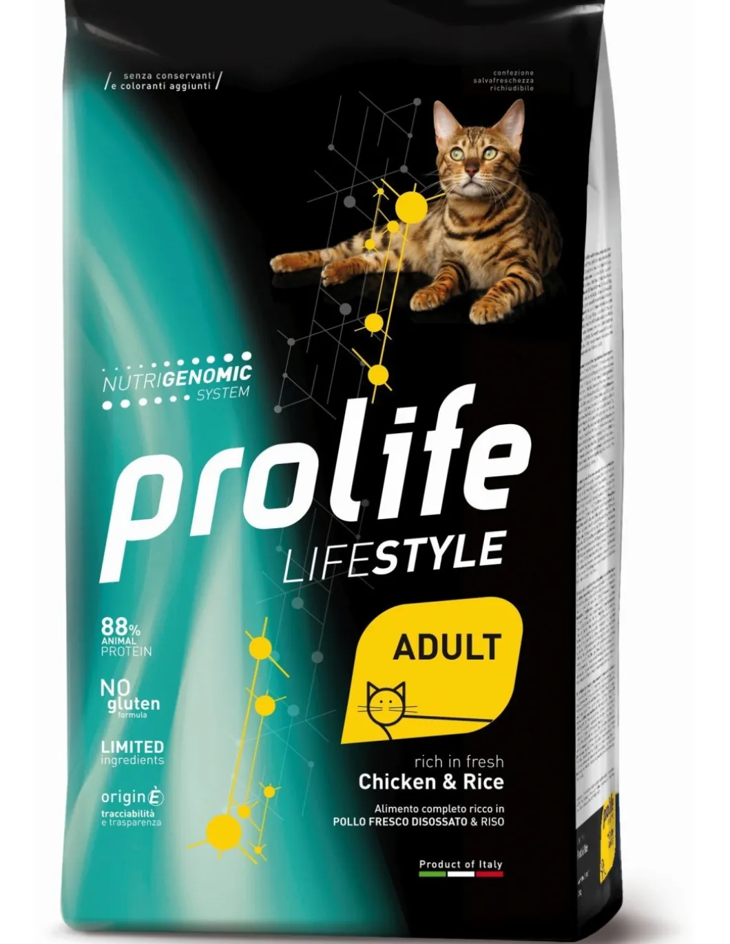 prolife_cat_lifestyle_adu_0-3.webp prolife cat lifestyle adult 400gr chicken&rice zpd.36109