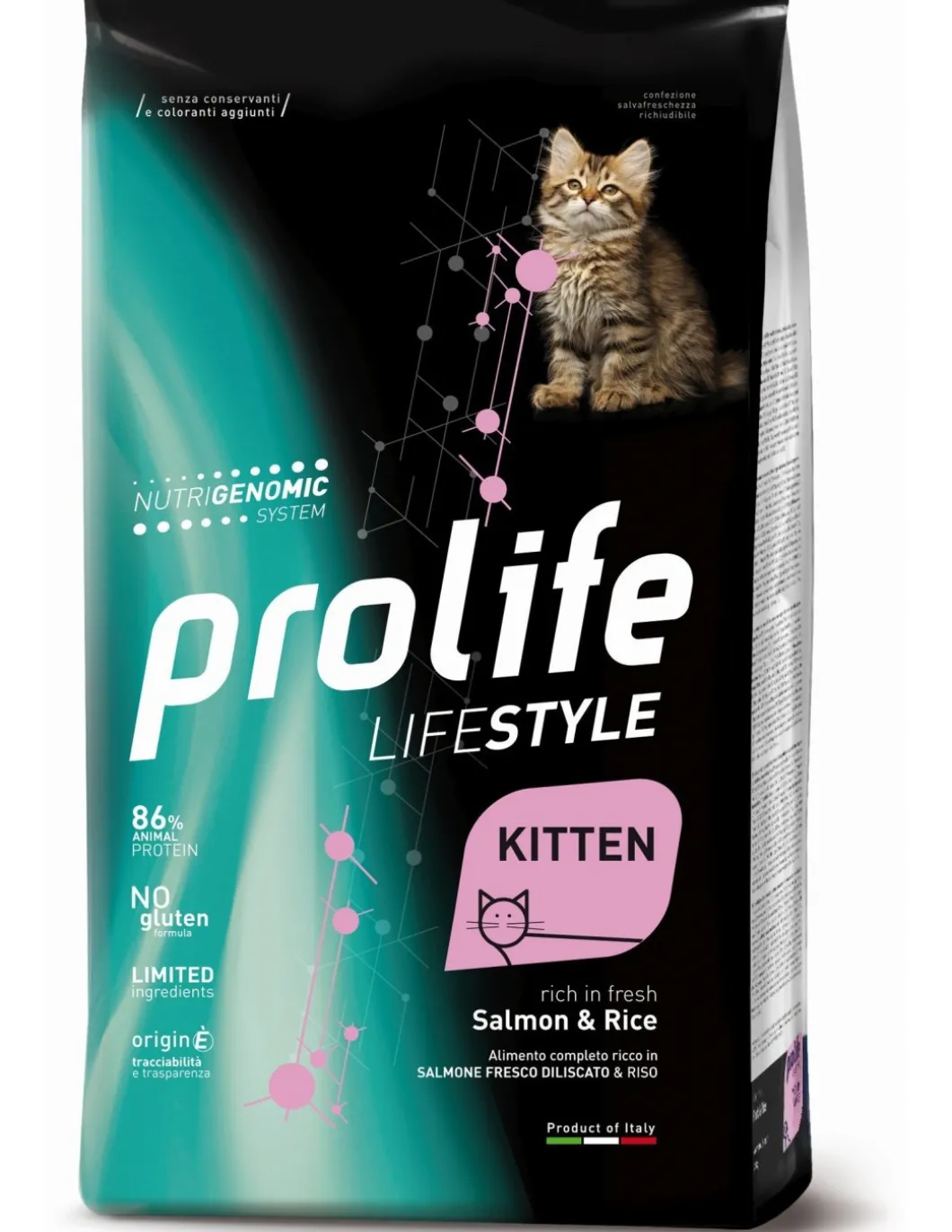 prolife_cat_lifestyle_kit_0-3.webp prolife cat lifestyle kitten 400gr salmon&rice zpd.36048
