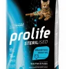 prolife cat sterilised adult 7kg sensitive grain free sole,fish&potato zpd.35829