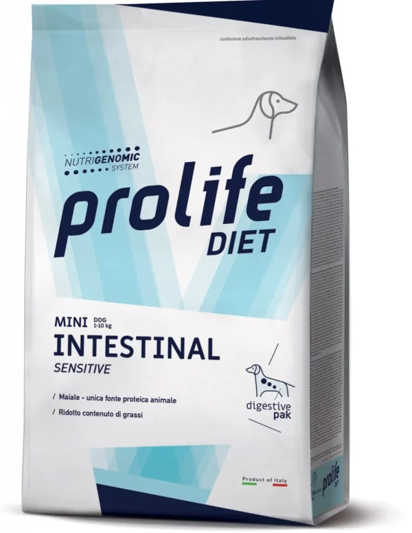PROLIFE DIET DOG 1,5KG INTESTINAL SENSITIVE MINI MONOPROTEICO MAIALE ZDD.43398