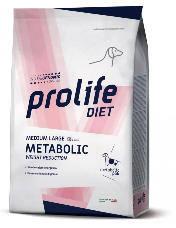 PROLIFE DIET DOG 2KG METABOLIC MEDIUM/LARGE 2KG