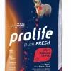 prolife dog dual fresh adult medium/large 12kg beef/goose&rice zpd.34815