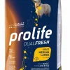 prolife dog dual fresh adult medium large 2,5kg buffalo/lamb&rice zpd.34952