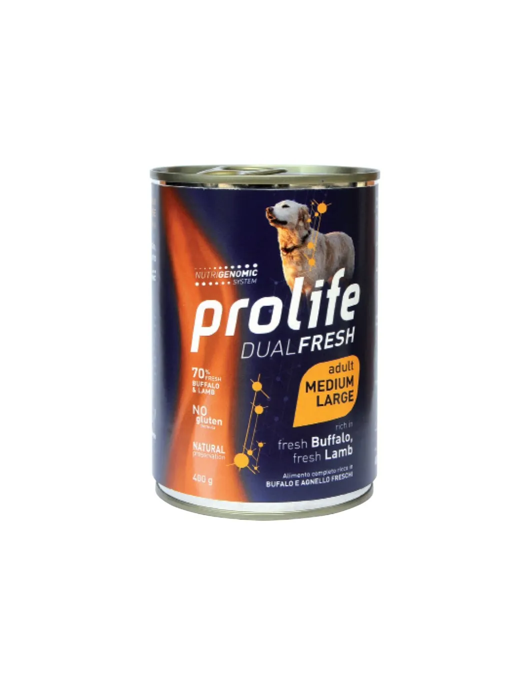 prolife_dog_dualfresh_adu_0-3.webp prolife dog dualfresh adult medium/large 400gr buffalo&lamb zpu.39421