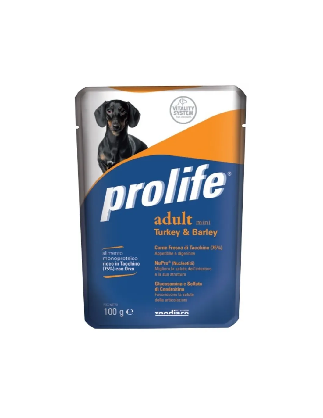 prolife_dog_dualfresh_adu_0.webp prolife dog dualfresh adult mini busta 100gr turkey&pork zpu.39476